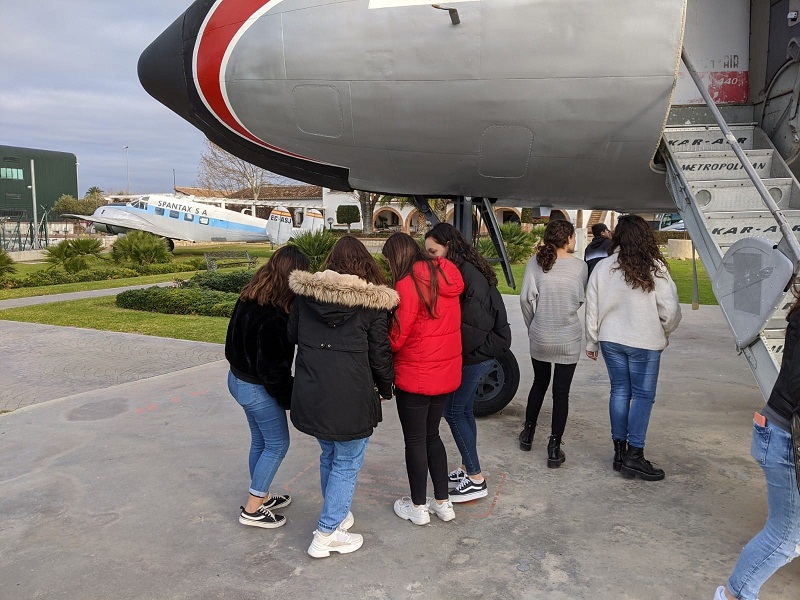 Visita Museo aeronaútico del alumnado de tercero de eso
