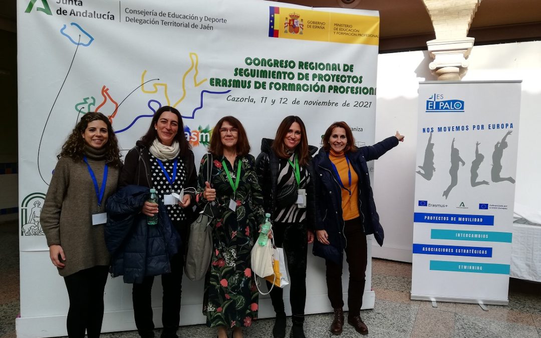 El IES El Palo participa en el Congreso Regional de proyectos Erasmus de FP.