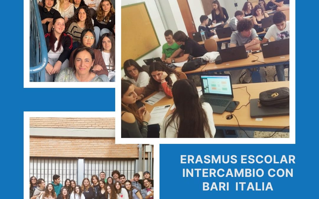 Intercambio Erasmus + con el Liceo Arcangelo Scacchi de Bari (Italia)